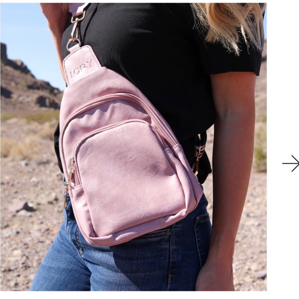 Pink Crossbody Bag